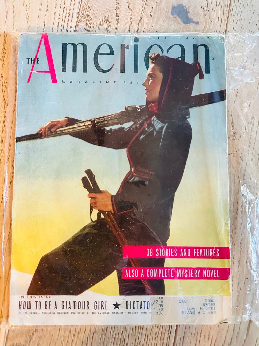 Vintage "The American " Magazine February 1939 Periodical Vintage Advertising